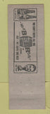 Matchbook Cover - Paul & Bertha Cafe Detroit MI