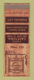 Matchbook Cover - Hotel Lembke Valparaiso IN