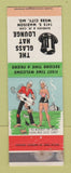 Matchbook Cover - Glass Hat Lounge Webb City MO hillbilly WEAR