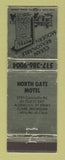 Matchbook Cover - North Gate Motel Clare MI