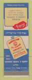 Matchbook Cover - Gibraltar Concrete Powers Lumber Detroit mI