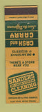 Matchbook Cover - Sanders Tri Chlor Ethylene Cleaner Laundry