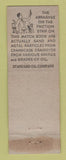 Matchbook Cover - Standard oil gas Iso Vis D WORN