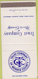 Matchbook Cover - Trust Company of Morris County Madison WI 30 Strike
