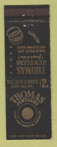 Matchbook Cover - Thomas Jewelry Detroit MI