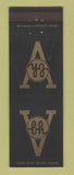 Matchbook Cover - BH Tool Supply Detroit MI