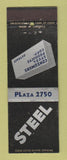 Matchbook Cover - Consumers Steel Products Detroit MI