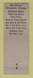 Matchbook Cover - Consumers Steel Products Detroit MI