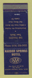 Matchbook Cover - Harbor Springs Motel MI WEAR