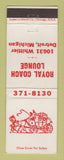 Matchbook Cover - Royal Coach Lounge Detroit MI