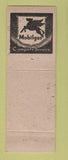 Matchbook Cover - Harper Lakepointe Service Mobil oil gas Detroit MI