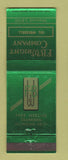 Matchbook Cover - FB Wright Company Dearborn MI v belts rubber