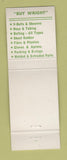 Matchbook Cover - FB Wright Company Dearborn MI v belts rubber