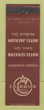 Matchbook Cover - Hotels Senator Jackson Salem Medford OR