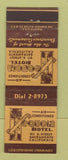 Matchbook Cover - Sequoia Hotel Sacramento CA