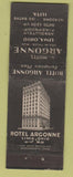 Matchbook Cover - Hotel Argonne Lima OH WEAR