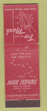 Matchbook Cover - Hotel Mark Hopkins San Francisco CA WEAR