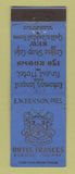 Matchbook Cover - Hotel Francis Kokomo IN