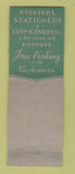 Matchbook Cover - Emery's Office Supply Detroit MI