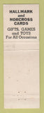 Matchbook Cover - Tiffany Gift Toy Shop Detroit MI