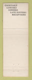 Matchbook Cover - Huck's Lakeshore Detroit MI WEAR