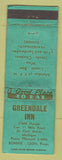 Matchbook Cover - Greendale Inn St Clair Shores MI WORN