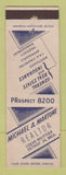 Matchbook Cover - Michael Martone Real Estate Insurance Detroit MI