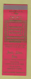 Matchbook Cover - Fair Star Inn Chinese Food Detroit MI