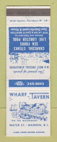 Matchbook Cover - Wharf Tavern Warren RI