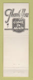 Matchbook Cover - Mary's Tavern Gaylord MI Bob Luzenski