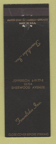 Matchbook Cover - Fourslides Inc Detroit? MI