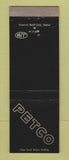 Matchbook Cover - Petco BBQ Beef House Detroit MI