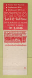 Matchbook Cover - Petco BBQ Beef House Detroit MI