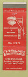 Matchbook Cover - Chinalane Chinese Restaurant Cleveland OH