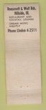 Matchbook Cover - Cotugno's Restaurant Hillside IL WEAR