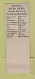 Matchbook Cover - McMullen Tool Detroit MI