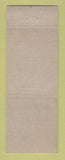 Matchbook Cover - North American Life Insurance WR Cavanaugh Detroit MI