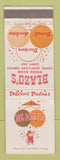 Matchbook Cover - Blazo's Restaurant Dearborn Detroit Ann Arbor MI