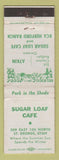 Matchbook Cover - Sugar Loaf Cafe St George UT WEAR