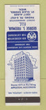Matchbook Cover - George Freeman Insurance St Clair Shores MI Lutheran