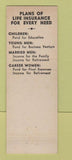 Matchbook Cover - George Freeman Insurance St Clair Shores MI Lutheran