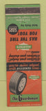 Matchbook Cover - Guardsman Tires Sears Roebuck WEAR