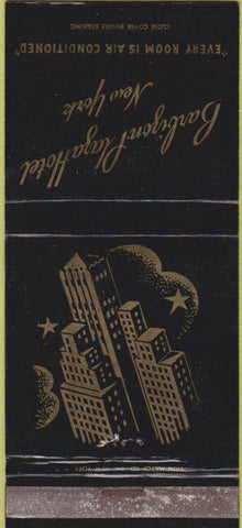 Matchbook Cover - Barbizon Plaza Hotel New York City NY 30 Strike