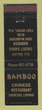 Matchbook Cover - Bamboo Chinese Restaurant Fort Myers FL WEAR