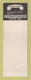 Matchbook Cover - Downtowner Motor Inn Muskegon MI