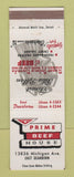 Matchbook Cover - Prime Beef House East Dearborn MI