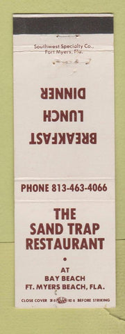 Matchbook Cover - Sand Trap Restaurant Fort Myers Beach FL
