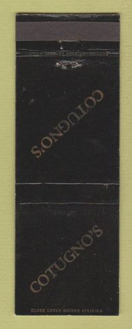 Matchbook Cover - Cotugno's Restaurant Hillside IL WEAR