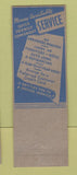 Matchbook Cover - Gaylord Finance Detroit MI