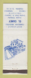 Matchbook Cover - Restaurant El Caney Caracas Venezuela